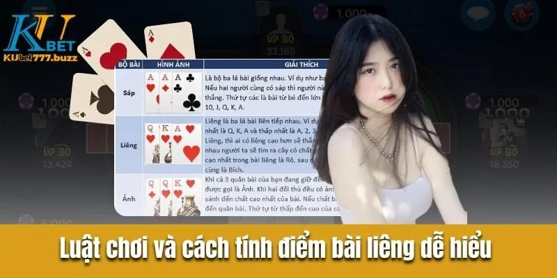 Luật chơi và cách tính điểm bài liêng dễ hiểu 